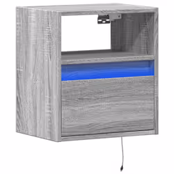 VidaXL 3307985 Table de nuit et table de chevet Chêne