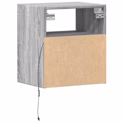 VidaXL 3307985 Table de nuit et table de chevet Chêne - Vue supplémentaire 8