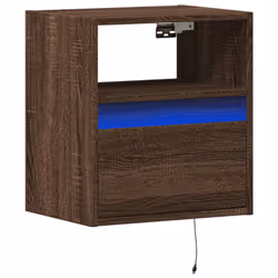 VidaXL 3307987 Table de nuit et table de chevet Chêne
