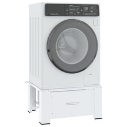vidaXL Socle pour machine à laver avec tiroir Blanc