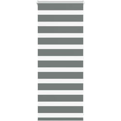 Store zèbre gris foncé largeur du tissu 60,9 cm polyester vidaXL