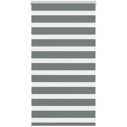Store zèbre gris foncé largeur du tissu 70,9 cm polyester Vidaxl