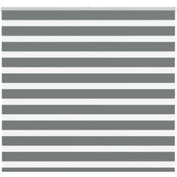 Vidaxl - Store zèbre gris foncé largeur du tissu 150,9 cm polyester