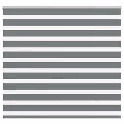 vidaXL Store zèbre gris foncé largeur du tissu 1609 cm polyester store à enrouleur zébré store zébré pour fenêtre store 40141 ...