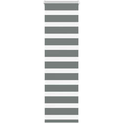 Store zèbre gris foncé largeur du tissu 35,9 cm polyester - Vidaxl