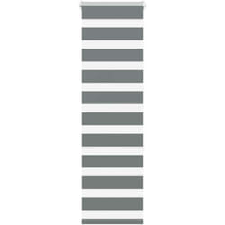 Store zèbre gris foncé largeur du tissu 40,9 cm polyester Vidaxl