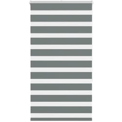 vidaXL Store zèbre gris foncé largeur du tissu 65,9 cm polyester