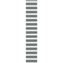 Store zèbre gris foncé largeur du tissu 35,9 cm polyester Vidaxl