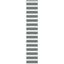 Store zèbre gris foncé largeur du tissu 40,9 cm polyester vidaXL