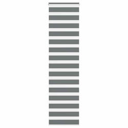 Vidaxl Store Zèbre Gris Foncé Largeur Du Tissu 50,9 Cm Polyester