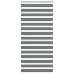 vidaXL Store zèbre - Gris foncé, 95,9 cm largeur tissu - Polyester
