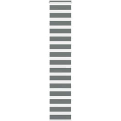 Vidaxl - Store zèbre gris foncé largeur du tissu 45,9 cm polyester