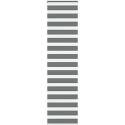 Vidaxl - Store zèbre gris foncé largeur du tissu 50,9 cm polyester