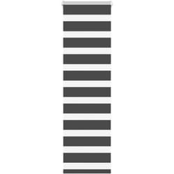 vidaXL Store zèbre noir 50x100 cm largeur du tissu 45,9 cm polyester