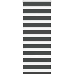 Vidaxl - Store zèbre noir 60x100 cm largeur du tissu 55,9 cm polyester