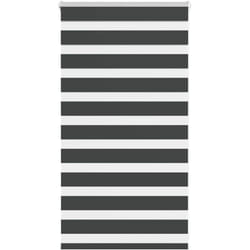 Store zèbre noir 75x100 cm largeur du tissu 70,9 cm polyester - Vidaxl