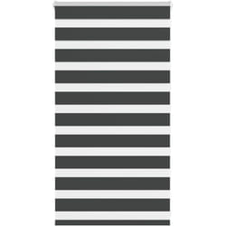 Vidaxl - Store zèbre noir 90x100 cm largeur du tissu 85,9 cm polyester