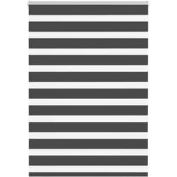 Vidaxl - Store zèbre noir 100x100 cm largeur du tissu 95,9 cm polyester