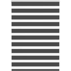 Vidaxl - Store zèbre noir 115x100 cm largeur du tissu 110,9 cm polyester