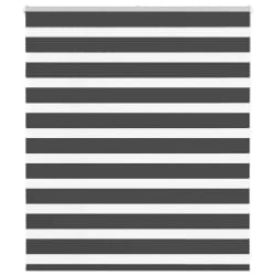 vidaXL Store zèbre largeur tissu 130,9 cm - Noir