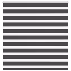 vidaXL Store zèbre noir 140x100 cm largeur du tissu 1359 cm polyester store à enrouleur zébré store zébré pour fenêtre 401421 ...