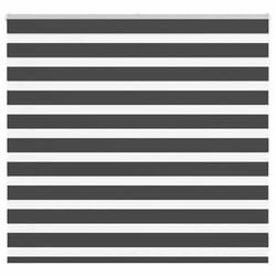 vidaXL Store zèbre noir 165x100 cm largeur du tissu 1609 cm polyester store à enrouleur zébré store zébré pour fenêtre 4014222