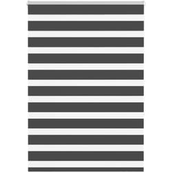 Vidaxl - Store zèbre noir 115x150 cm largeur du tissu 110,9 cm polyester