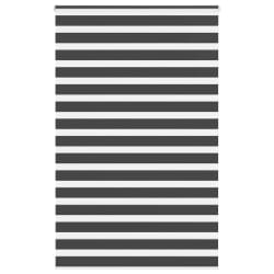 vidaXL Store zèbre largeur tissu 145,9 cm - Noir