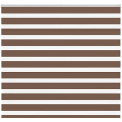 Vidaxl - Store zèbre marron 160x100cm largeur du tissu 155,9cm polyester