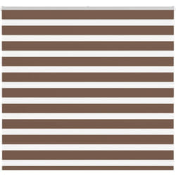Store zèbre marron 165x100cm largeur du tissu 160,9cm polyester vidaXL