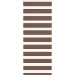 Vidaxl - Store zèbre marron 60x150 cm largeur du tissu 55,9 cm polyester