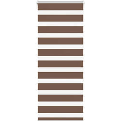 Store zèbre marron 65x150 cm largeur du tissu 60,9 cm polyester - Vidaxl