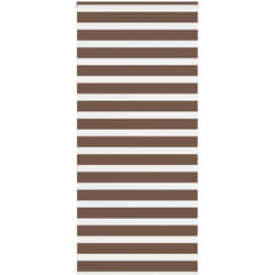 Vidaxl - Store zèbre marron 100x200 cm largeur du tissu 95,9cm polyester