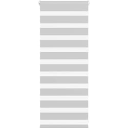 Store zèbre gris clair largeur du tissu 55,9 cm polyester Vidaxl