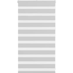 Vidaxl - Store zèbre gris clair largeur du tissu 80,9 cm polyester