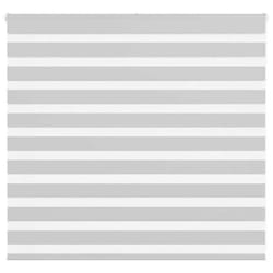 vidaXL Store zèbre gris clair largeur du tissu 1609 cm polyester store à enrouleur zébré store zébré pour fenêtre store 4014430