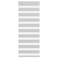 Vidaxl Store Zèbre Gris Clair Largeur Du Tissu 60,9 Cm Polyester