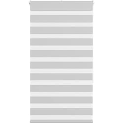 Store zèbre gris clair largeur du tissu 50,9 cm polyester - Vidaxl