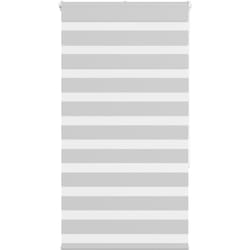 Vidaxl - Store zèbre gris clair largeur du tissu 80,9 cm polyester