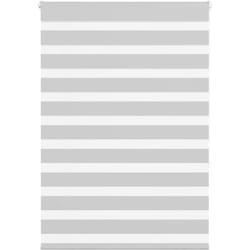 Vidaxl - Store zèbre gris clair largeur du tissu 90,9 cm polyester