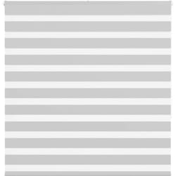 Store zèbre gris clair largeur du tissu 135,9 cm polyester - Vidaxl