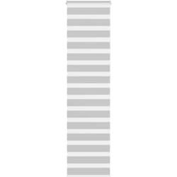 Vidaxl - Store zèbre gris clair largeur du tissu 50,9 cm polyester