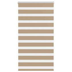 vidaXL Store zèbre - Marron sable, 75,9 cm largeur tissu - Polyester
