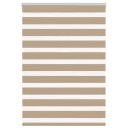 vidaXL Store zèbre - Marron sable, 90,9 cm largeur tissu - Polyester