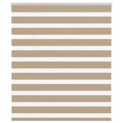 vidaXL Store zèbre largeur tissu 125,9 cm - Marron sable