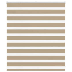 vidaXL Store zèbre largeur tissu 130,9 cm - Marron sable