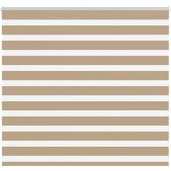 Vidaxl - Store zèbre marron sable largeur du tissu 155,9 cm polyester