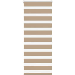 Vidaxl - Store zèbre marron sable largeur du tissu 60,9 cm polyester