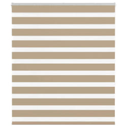 vidaXL Store zèbre - Marron sable, 130,9 cm largeur tissu - Polyester