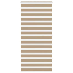 vidaXL Store zèbre largeur tissu 105,9 cm - Marron sable
